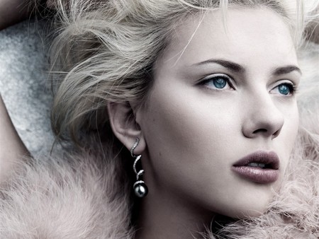 Scarlett-Johansson - johansson, white, model, actress, scarlett