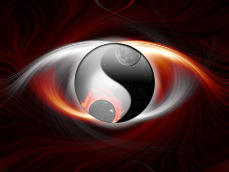 YIN - YANG - fractal, yang, yin