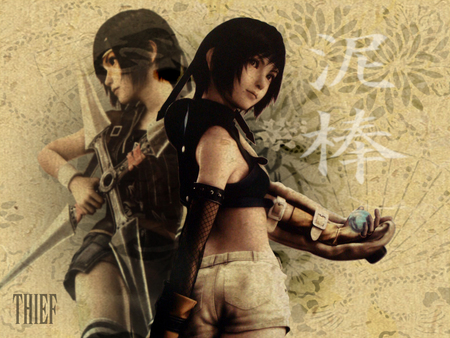 Single White Rose - ff7, kisaragi, ff7 advent children, yuffie