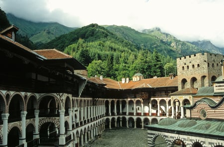 Rila Monastery,Bulgaria - mountain, rila, bulgaria, monastery