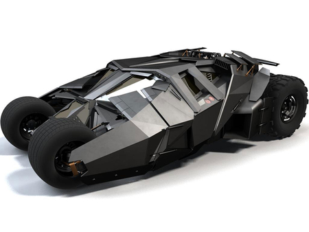 Bat Man Car - car, black, bat man