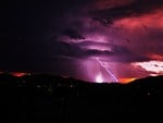 Lightning strike over Bagdad