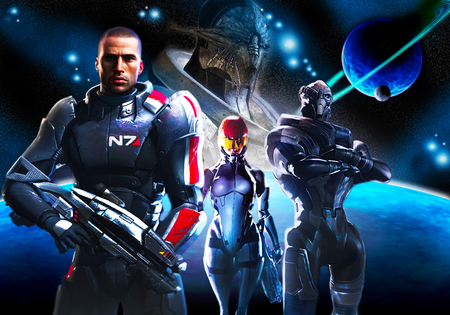 Mass Effect - effect, spectre, space, ashley, sheppard, mass, garrus, saren