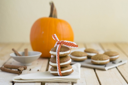 For You - with love, autumn, fall, pretty, bow, ribbon, for you, cookies