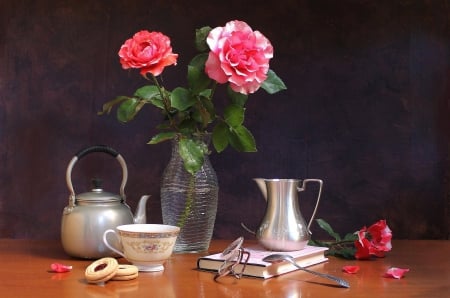 *** ROSES - STILL LIFE *** - still, nature, life, roses, flowers, flower