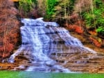 fantastic cascading waterfalls hdr