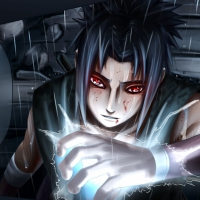 sasuke with chidori