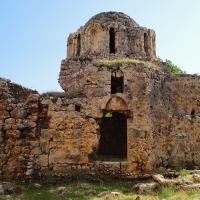 the church of the castle alanya