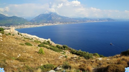 alanya - sea, history, sun, castle