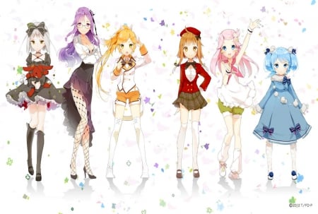 Fantasista Doll - girls, anime, warrior, cute, fantasista, doll