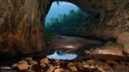 Cave - nature, rock, fantasy, landscape