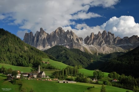 *** ITALY - Valley Santa Maddalena *** - santa maddalena, valley, mountains, nature