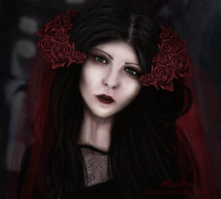 Dracula Bride - bride, fantasy, lady, dracula