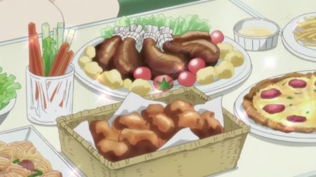 ♡ Food ♡ - item, pretty, anime, delicious, object, food, pizza, yummy, nice, objects, anime food, meat, lovely, sweet, tasty, plate, taste, items, vegetable