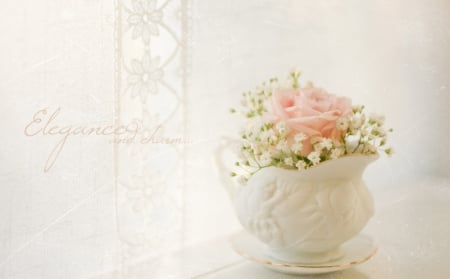 Elegance and Charm - flowers, elegance, nature, soft