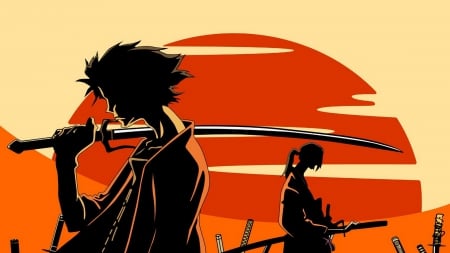 Samurai-Champloo - anime, samurai, sword, champloo