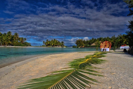 Beach in Bora Bora