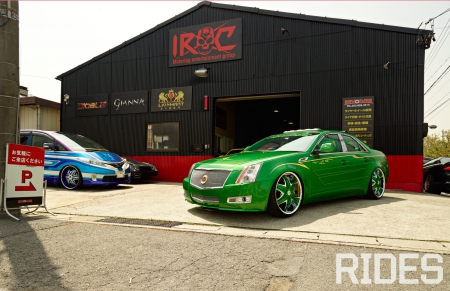 2009 Cadillac CTS - GM, Caddy, Donk, Green