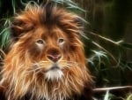 Fractal lion