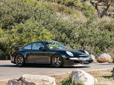 -Porsche-911-Carrera- - sports car, porsche, 2005, black