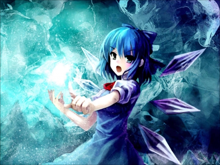 cirno - girl, ice, magic, cirno