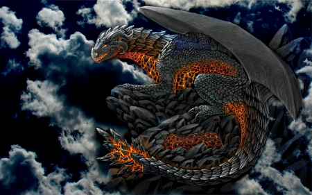 Dragon ~ For Yaty - beauty, art, abstract, fantasy