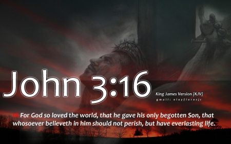 John 3:16 - bible verse wallpaper, bible verse, john 3 16, bible verse background