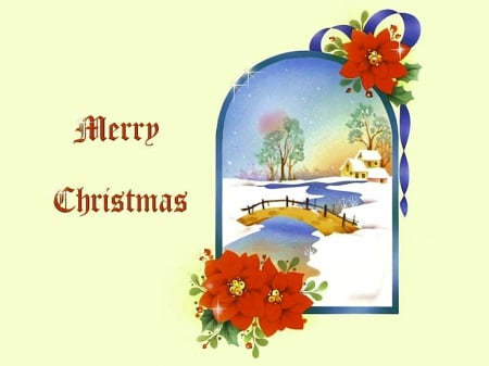 Merry christmas - winter, beautiful, splendor, letter, colors, merry, christmas, colorful, text, words