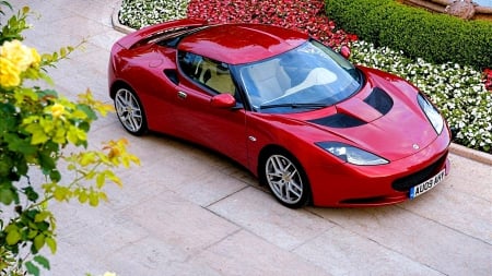 Lotus - Lotus, car, red, wheel