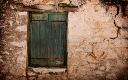 Window - wall, window, door, stone