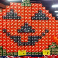 Pepsi Crush Halloween Display