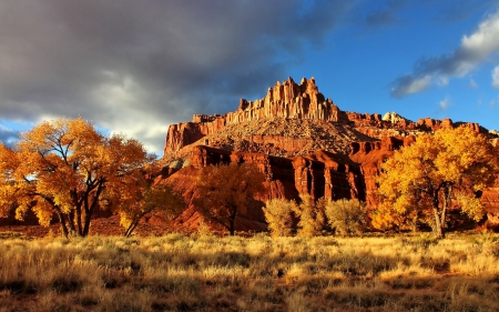 *** Autumn in mountains *** - nature, mountains, sky, autumn