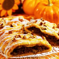 *** Strudel stuffed with pumpkin ***