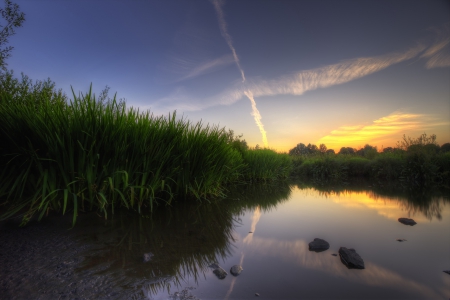 *** Sunset *** - sunset, nature, leak, dark, sky