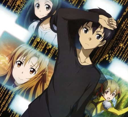 Sword Art Online - pretty, female, ina, yui, yuuki, sword art online, sao, nice, silica, asuna, hot, kazuto kirigaya, yuuki asuna, cute, sexy, anime, kawaii, kazuto, guy, photo, long hair, boy, male, slides, kirigaya, kirito, kirigaya kazuto, anime girl, image, screen, girl, lovely, brown hair, sweet, handsome, digital, black hair, asuna yuuki, pina