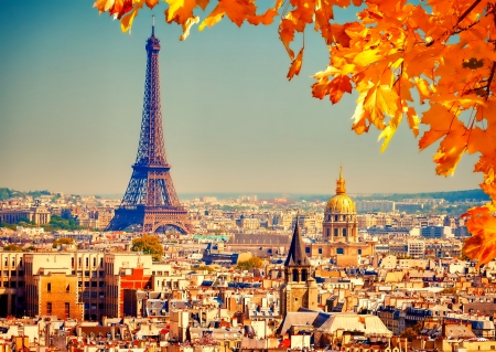 Paris - autumn, fall, france, city, paris, photo