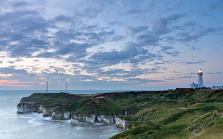 Coast - house, sea, coast, light