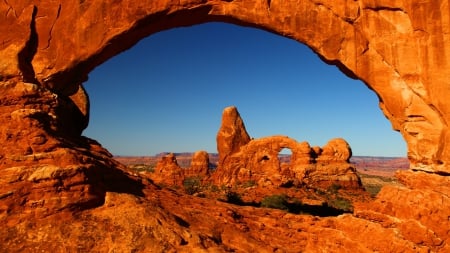 Arches National Park, USA - stone, desert, landscape, arch, rocks