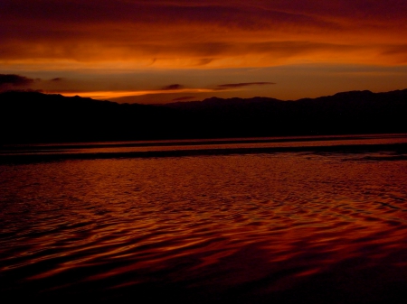 TWILIGHT HORIZON - nature, sky, lake, twilight, sunset