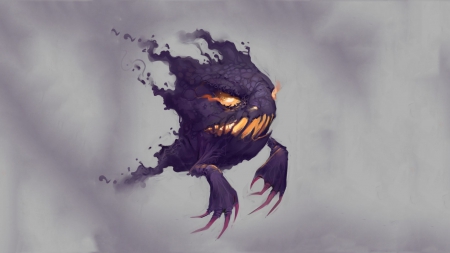 Haunter - pokemon, aniem, realistic, ghost, scary, haunter, fantasy, st