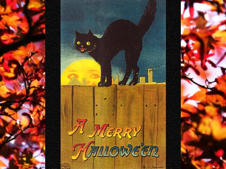 Vintage Halloween07 - cards, halloween, Vintage Halloween, posters