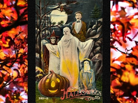 Vintage Halloween10 - cards, halloween, Vintage Halloween, posters