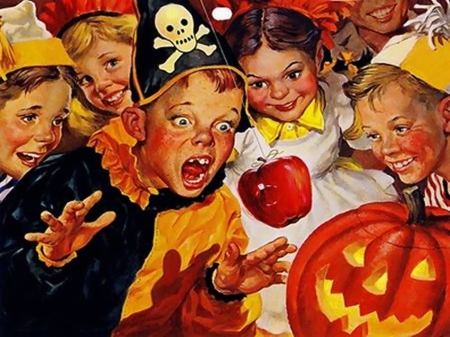 Vintage Halloween16 - vintage halloween, halloween, posters, rds, cards, norman rockwell