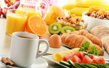 *** Yummy...*** - vegetables, coffee, fruits, food, breakfast