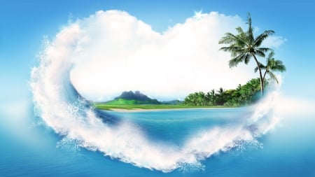 Wave of Dreams - nature, love, ocean, sea