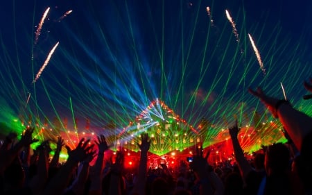 Laser - laser, rock, concert, light