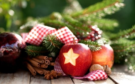 *** Happy Holidays *** - holidays, apples, cinammon, happy