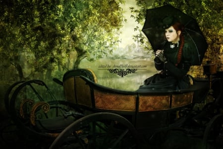 Victorian Dreams - fantasy, victorian, lady, dreams