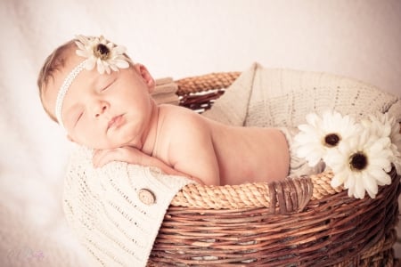 *** Sleeping baby girl *** - people, baby, girl, kid, kids