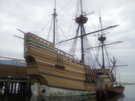 the mayflower 2 - usa, plymouth, tallship, old